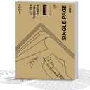 5 x PeriPage Thermal Printer Paper 8.5''×11'' US Letter 100 Sheets Quick-Dry Single Page Thermal Paper for Portable Thermal Printer
