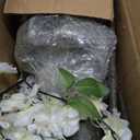 Large Artificial Cherry Blossoms Tree Indoor Faux Cherry Blossom Tree White 6FT Bedroom Trees for Home Christmas New Year Decor