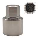318 Wheel Locking Nut Key Compatible with Mercedes Benz Series, Nut Socket Adapter, Anti-Theft Lug Nut Removal Tool, Anti-Theft Screw Remover