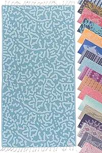 Quick Dry Pool Towels Oversized for Adults - Swim Towels for Swimmers - Large 100% Cotton Beach Towels Oversized (69 x 37 inch) - Sand Free, Cloud, Thin & Lightweight for Travel - Cruise & Beach Gifts