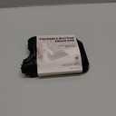 Longer Silicone Faucet Mat for Kitchen Sink  Button Style Faucet Drip Catcher & Leak-Proof Sink Splash Guard with 6 Slope, Behind Faucet Draining Mat,Gadgets for Bathroom (black, large) (23" x 5.5")