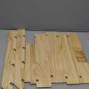 Display Shelves for Vendors 4-Tier Nature Wooden Cupcake Display Stand Farmhouse Rustic Tiered Plant Stand Risers for Display Figures