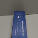 NDYIN Portable Printers Wireless for Travel, N80 Wireless Thermal Printer Bluetooth Inkless Printer Support 8.5" X 11" US Letter & A4, Compatible with iOS, Android, Laptop