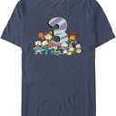 Nickelodeon Men's Big & Tall Rugrats Third Birthday, Navy Blue Heather, Size: 5X-Large