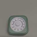 60 Minute Visual Timer for Kids, Silent Countdown Clock, Time Management Tool for Homeschool Study Supplies, Classroom, Home, Kitchen, Desk (Green)