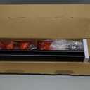 Curtain Rods No Drilling 32 to 86 Inch, HOTOZON 5/8 Inches No Drill Curtain Rods for Windows 55 to 82 Inches (4.5-6.8 ft), Renter Friendly Adjustable Small Drapery Rod for Lightweight Curtains, Black