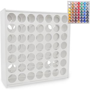 Acrylic Paint Organizer 49 Holes Craft Paint Storage for Apple Barrel, Folkart 2oz Craft Paints (1pcs)