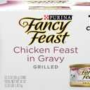 Purina Fancy Feast Grilled Wet Cat Food Chicken Feast in Wet Cat Food Gravy - (Pack of 12) 3 oz. Cans