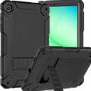 BMOUO for Samsung Galaxy Tab A11+ Plus Case 11" 2026 /A9+ Plus 11 2023, Heavy Duty Shockproof Kickstand Samsung Galaxy Tab A11 Plus Case/A9 Plus Cases (SM-X230/X235/X236/X210/X216/X218), Black