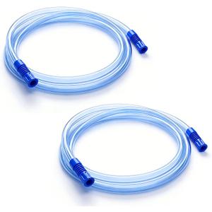 Extended Suction Connection Tube, 6.5 Feet Hose Tubing Replacement Flexible & Durable, Compatible with 9mm Standard Connector Devices 2 Pcs