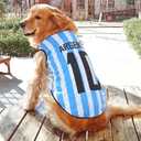 GabeFish Dog World Cup T Shirt Pets Football Jersey Sports Soccer National Team Vest Cat Summer Cool Clothes Apparel Argentina 4X-Large