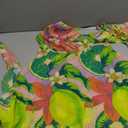 OYOANGLE Women's Floral Print Summer Sundress Sleeveless Tie Backless Wrap Halter Mini Dresses (Yellow), Size X-Small
