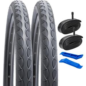 YUNSCM 2-PCS 26" Road Bike Tires 26x2.0/50-559 Compatible with 26 x 2.0 26x2.10 26x2.125 Bike Bicycle Tires (Y-821)