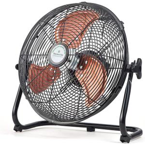 Portable Rechargeable Fan, Runs 5-24 Hours, Ideal for Outdoor Use - Camping, Patio, Fishing; USB Output for Phone Charging