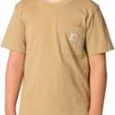Carhartt Kids' Short Sleeve Pocket T-Shirt Tee Shirt (Beige)