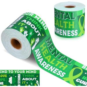 Crtiin 68.9 Ft Mental Health Bulletin Board Borders Mental Health Awareness Inspirational Borders Trim May Decoration for Bulletin Board Chalkboard Classroom Wall Party Supplies