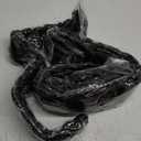 COOKOO Natural Black Faux Locs 30 Inch Crochet Hair for Women - 8 Pack, Pre-Looped Goddess Loc Extensions with Curly Ends - Boho Style Synthetic Hair (1B#)