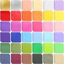Jyongmer 10800 Pcs Multicolor Tissue Paper Squares, 2 Inch Colored Tissue Paper for Craft, Rainbow Tissue Papers for Art Projects, DIY Scrapbooking, Birthday Party Festival Tissue, Scrunch, Collage