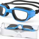 Kids Swim Goggles,Swimming Goggles for Kids 6-14, Anti-Fog UV Protection Pool Glasses for Boys Girls