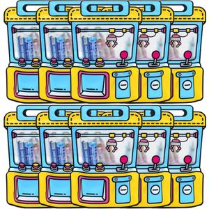 Muitcdo 30 PCS Blue Party Favor Bags for Kids, Children with Stand-up Bottom, Grip Seal Bulk Gift Bag for Birthdays, Back to School, Classroom