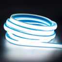 3m 120v COB LED Strip Light AC 110v LED Strip Lights Waterproof Bright Cool White 6000K LED Rope Light Suitable for Kitchen Under Cabinet Lighting (Cold White, 9.84ft)