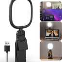 Upgraded Ring Light for Laptop, Monitor, Desk & Phone  Eye-Caring LED Webcam Light with Screen-Safe Clip, Adjustable Monitor Mount, 50 Lighting Modes, Computer Light for Zoom, Streaming, Video Calls