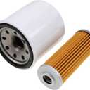 DVPARTS Filter Kit Fuel and Oil Filter M806418 MIU804763 M801101 for John Deere 1023E 1025R 1026R 2305 2320 755 855 HPX Diesel Gator X495 X744 X595 X740 X748 1435 355D 430 F935 F912 F925 GX355 1420