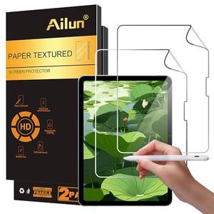 Ailun Paper Textured Screen Protector for iPad Air 11 Inch 2025/2024 [7th/6th Generation, M3/M2] 2 Pack Draw and Sketch Like on Papertouch Anti Glare