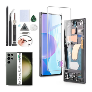 YWLRONG Display for Samsung Galaxy S23 Ultra OLED Screen Replacement LCD Touch Screen Digitizer Assembly for Samsung Galaxy S23 Ultra SM-S918U S918U1 with Tools(Support Fingerprint