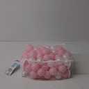 Ball Pit Balls Crawl Balls Crush Proof Plastic Ball for Infant Ball Pit Children's Toy Balls Pearl Ocean Balls, 2.2inches,100Pcs (Pink/Pearl White)