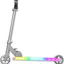 Jetson Helio X 2-Wheel Light-Up Kick Scooter, Portable Scooter for Kids with Light-Up 4-Inch Wheels, Adjustable Handlebar Height, Folding Design, Ages 5+