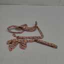 Unique style paws Dog Collar with Tie Adjustable Pink Bowtie Puppy Collars for Small Medium Large Dogs and Cats-M