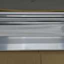 Door Threshold Ramp 5" Rise Door Ramp Aluminum Entry Ramp or Doorways Rated 800 lbs Load Capacity forWheelchair Scooters Power Chairs Walkers Metallic