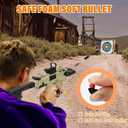 Realistic Toy Toy Gun Blaster, Soft Bullet Toy Dart Hand Gun Soft Bullet Pistol Foam Shell ejecting Blasters, with 2 Clips, Gifts for Boys Girls Adults Age 8+