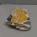 Grey and Yellow black Floral Pillow Covers 18x18 Set of 2 Outdoor Waterproof Decorative Throw Pillows Summer Pillow covers Polyester Cushion Case Decor for Couch Patio Funiture Garden Porch 011C18