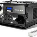 Moka Water-Based Hazer 1200W Silent Professional Haze Machine with DMX, Remote Control, Timer & Flight Case for DJ, Stage, Theater, Nightclub, Wedding, Church, Concert & Live Events (Hazer)
