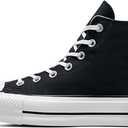 Converse Chuck Taylor All Star Lift Women's Lace Up Canvas Sneaker (10.5, Black/White/White)