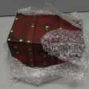 ELLDOO Vintage Treasure Chest, Pirate Keepsakes Box for Gifts, Wooden Storage Box Decorative for Jewelry Pearl Trinkets Cards, Large