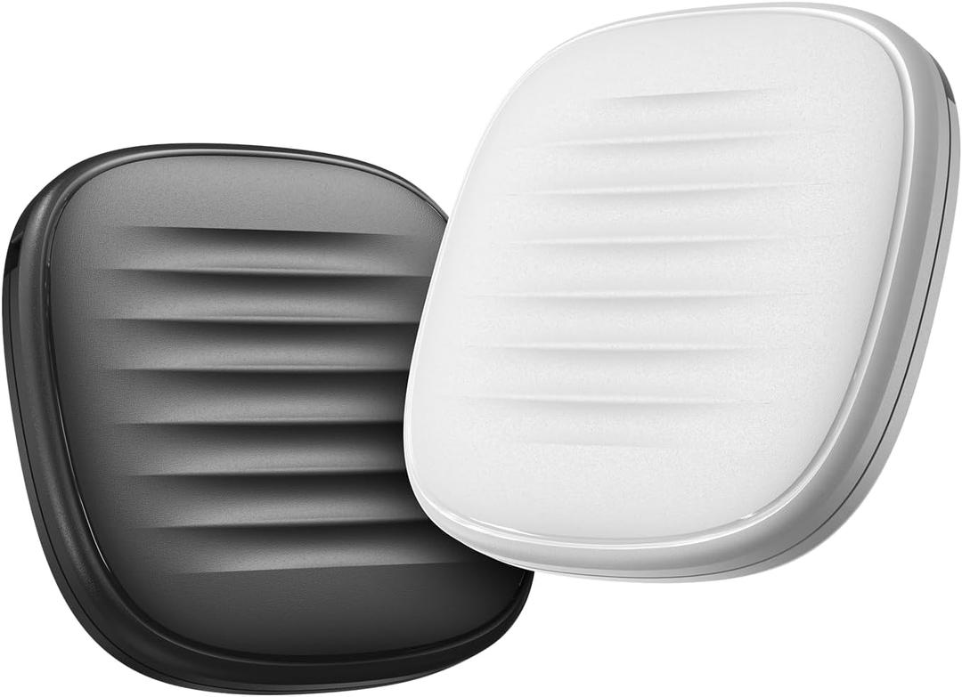 Key Finder Locator, Smart Bluetooth Tracker Works with Apple Find My (iOS only), Item Tracking Anti-Lost Tags for Keys, Wallet, Remote Control, Replaceable Battery, 1 Pack