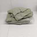 FreshCulture Full Fitted Sheets, Bulk Pack of 6, Deep Pocket, Soft Microfiber Bottom Sheets for Home, Salons, Hotels, Full Size Fitted Sheets Only (Sage Green)