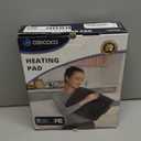 CooCoCo Large Electric Heating Pad for Back Pain, Heated Pad with Auto Off, FSA Eligible Heat Pad for Neck & Shoulder, Machine Washable, 17"33"