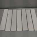 Meowoo Stone Drying Mat for Kitchen Counter, 15.7"x11.8" Foldable Diatomaceous Earth Mat, Super Absorbent, Quick-Dry Bath & Kitchen Pad for Dishes, Cups, Bottles, Non-Slip, Fits Any Countertop - White