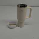 Stanley Quencher H2.0 Tumbler with Handle and Straw 40 oz | Flowstate 3-Position Lid | Cup Holder Compatible for Travel | Insulated Stainless Steel Cup | BPA-Free | Cream 2.0