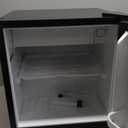 Antarctic Star Upright Freezer 1.1 Cu.ft, Compact Mini Freezer with Reversible Single Door, Temperature Control, Removable Shelves, Small freezer Stainless Steel for Home, Silver