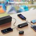 Charmast 20000mAh Portable Charger with 4 Built-in Cables & 6 Outputs, 20W Power Bank Fast Charging - USB C External Battery Pack for iPhone 16 15 14, Android, iPad, Tablet & More (Travel Essential)
