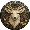 2025 Christmas Ornament  Deer Hunting Art Ornament, Hunter Christmas Tree Decoration, Outdoor Sportsman Holiday Keepsake Gift