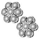 Fit for Cyruzi Replacement Shaver Head,Fit for Shpavver Replacement Heads,2Pack 7D Magnetic Floating Heads Compatible with Cyruzi/SHPAVVER/Wyklaus Head Shavers for Bald Men.(2026 Upgraded)