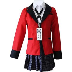 Yumeko Jabami Costume School Uniforms Anime Cosplay Party Full Set, S