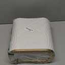 Bathroom Small Trash Can with Automatic Touchless Lid, 2.6 Gallon Smart Garbage Can Narrow Waterproof Trash Bin for Bedroom, Office, Living Room (Gold White)