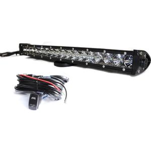 AngelMa Series 25" Inch 120w LED Light Bar Spot Flood Combo Light Bar 12000 Lumens Off Road Car Boat UTV ATV Truck 4WD Lamp 12V 24V Wiring Harness